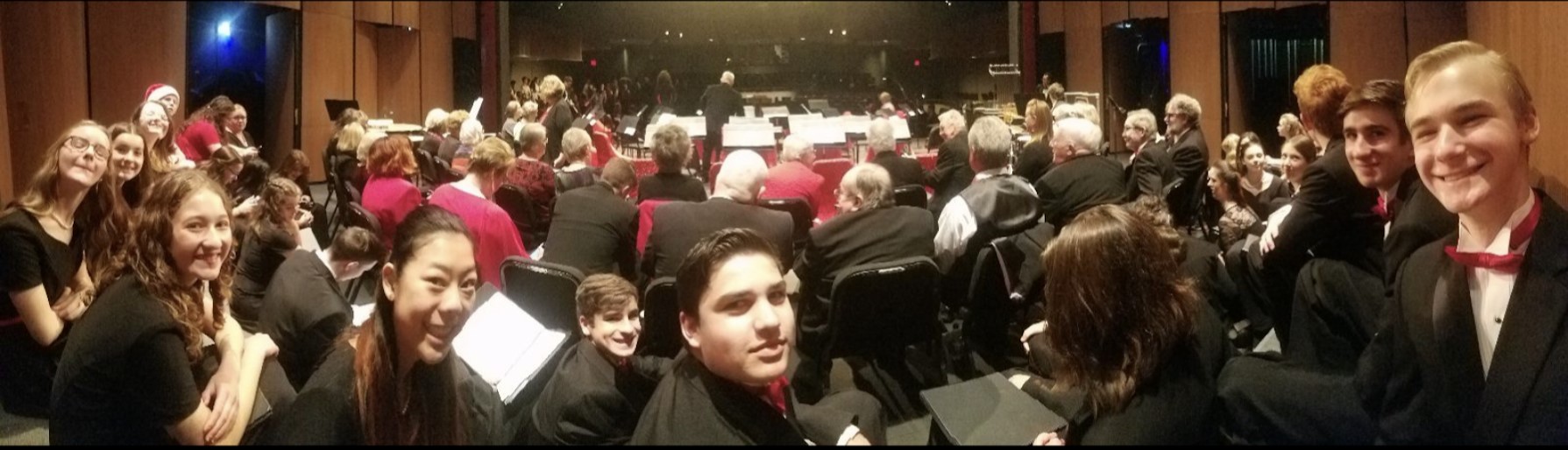 HYE Symphony of the Mountains Concert By The Fireside on stage Lily Carr Katie West Adam Moorman Annelise Lugo