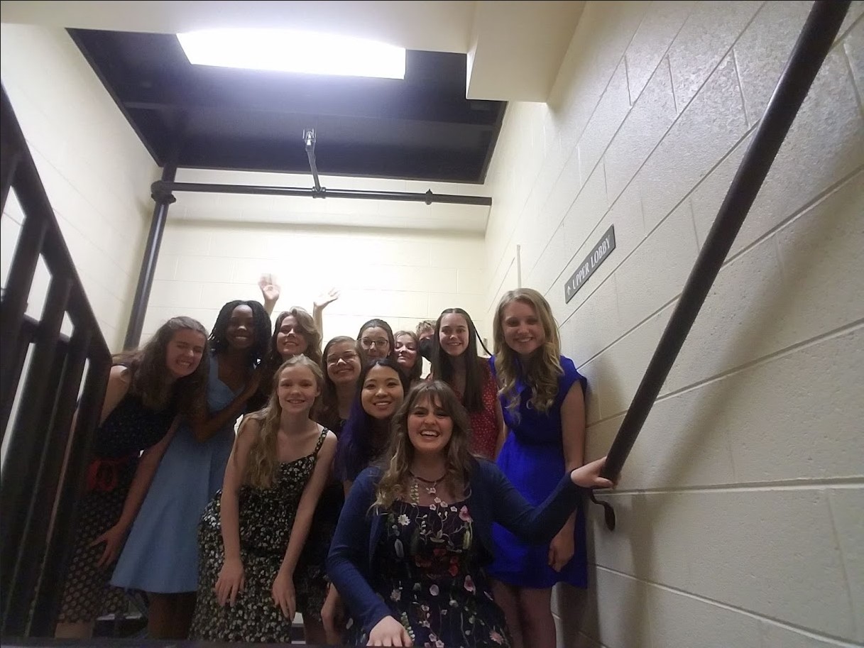 Highlands Youth Ensemble MECCA Choir Anna Woodall Miriam West Hannah Barker Sarah Moehn Katherine Johnson Erika Christie Helen Grace Gannaway Kaeli Rasnake Juliet Barton Bernadette Murphy Claire Addie Weller