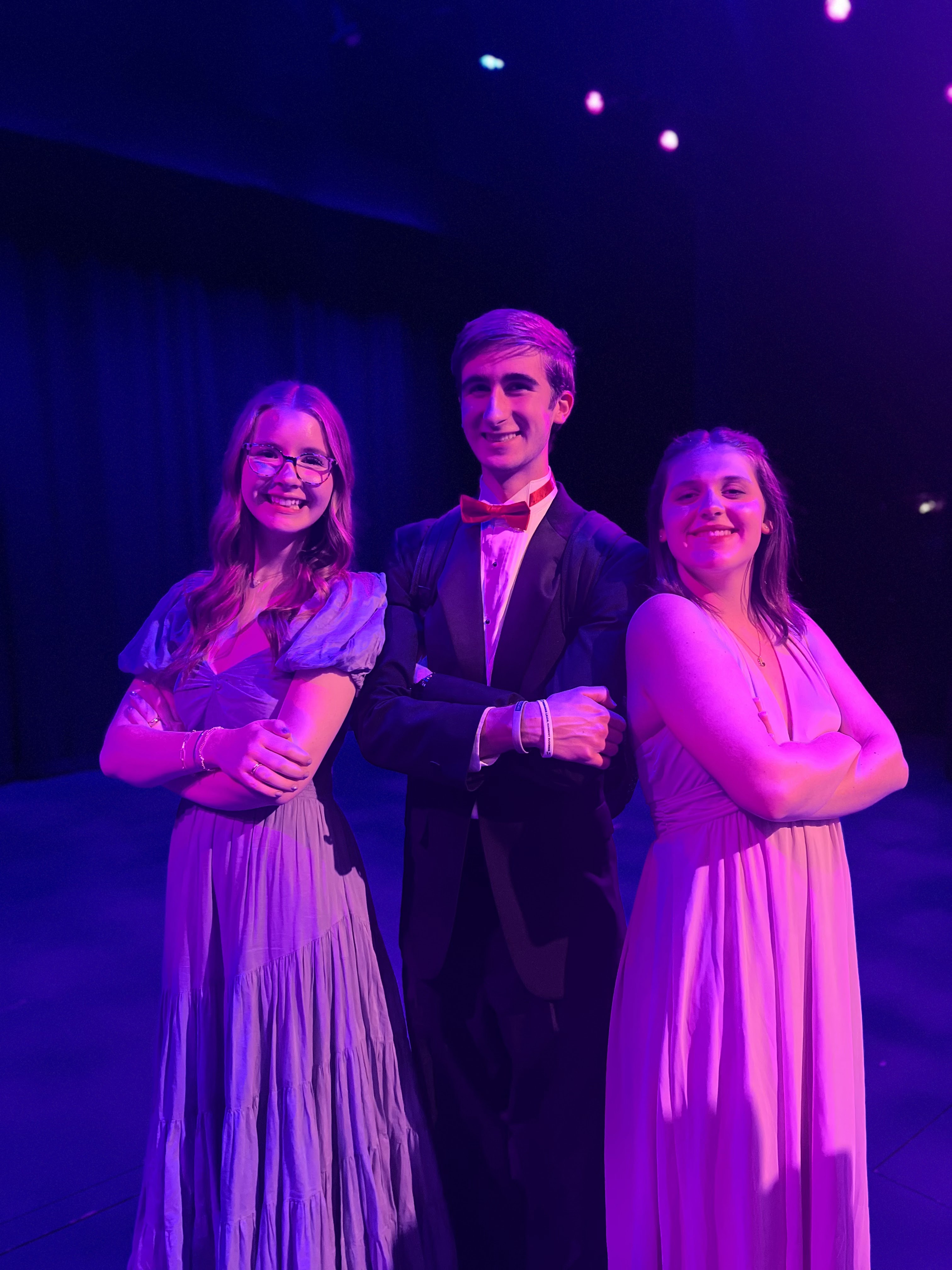 Highlands Youth Ensemble Cabaret President Timothy Preshong Lily Carr Baleigh McKeehan
