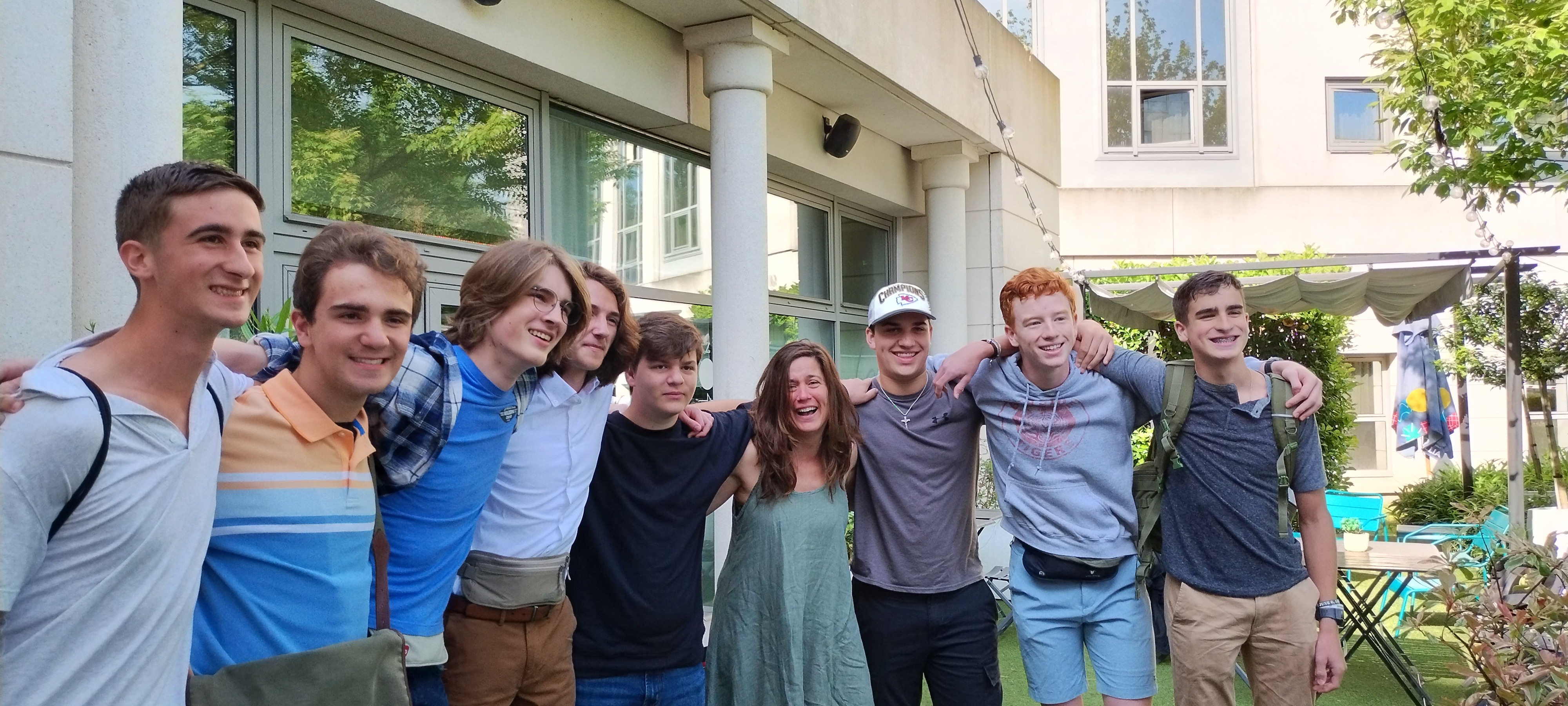 Highlands Youth Ensemble Allied Voices Tour France Mecca Men I've Been Everywhere Pascale Hickman Timothy Preshong, Rourke Gearing, Isaac Alford, Zen Moser, Connery Gearing, Adam Moorman, A.J. Darlington, Christopher Preshong