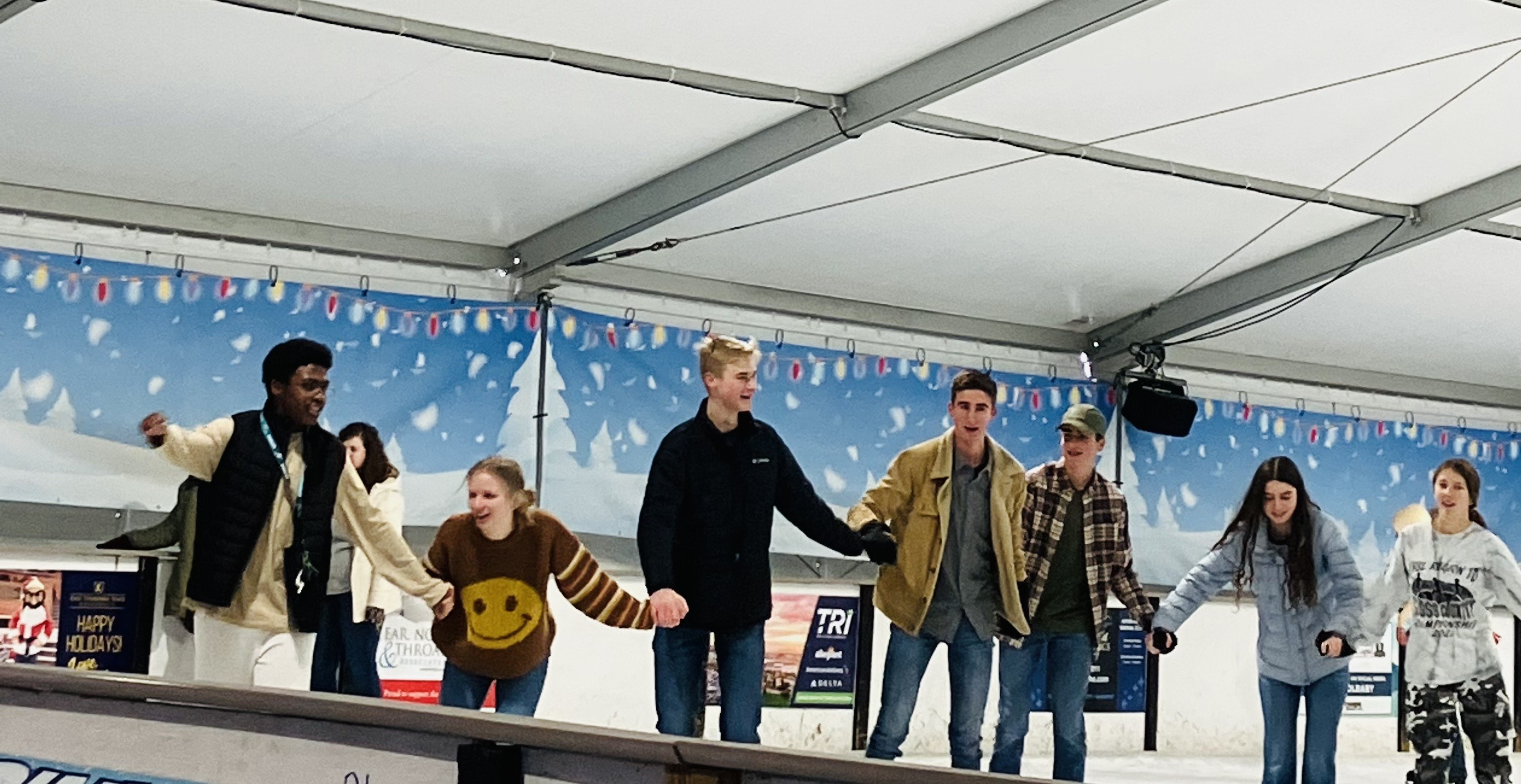 Skating Adam Mabry, Annina B, James Zajonc, Timothy Preshong, Christopher Preshong, Kayden Adams, Annabelle Finney