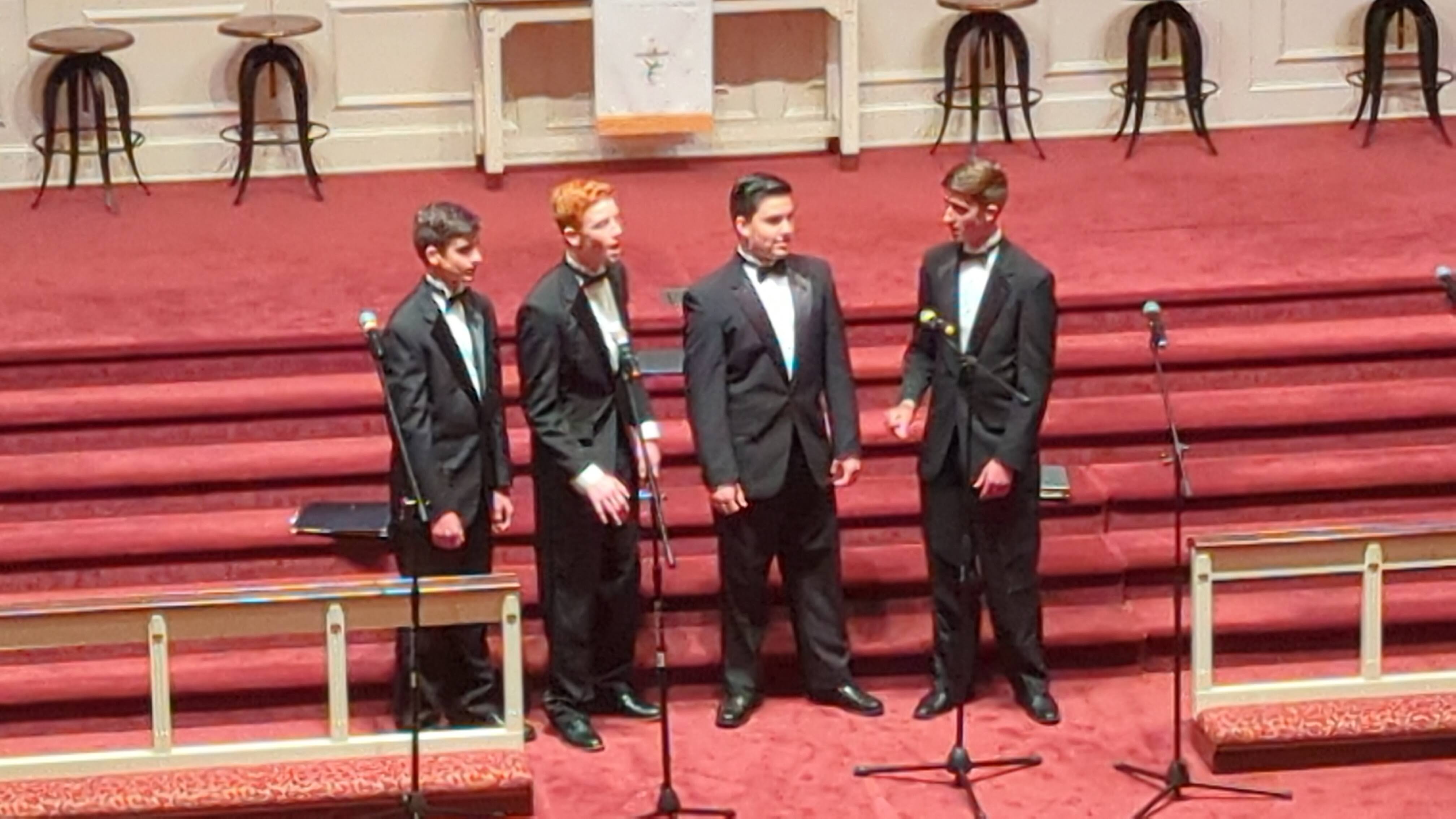 MECCA Choir Highlands Youth Ensemble Highlands Quartet Christopher Preshong AJ Darlington Adam Moorman Timothy Preshong