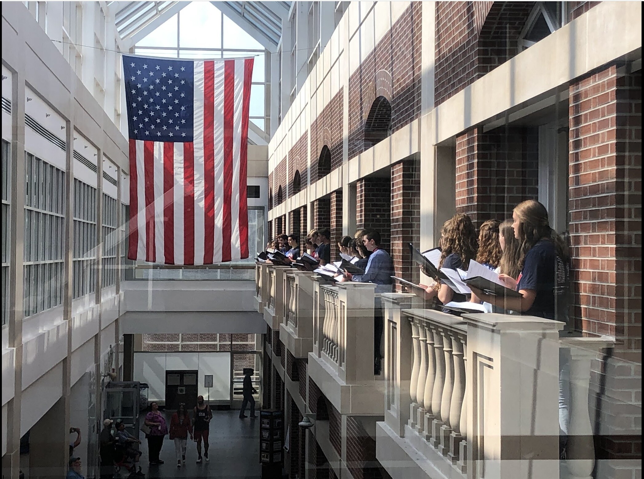 Highlands Youth Ensemble Allied Voices Tour France Johnson City Veterans Affairs USA Doña Youhas, Adam Moorman, Kaeleen Robinson