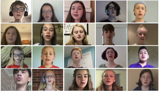 East Tennessee Children's Choir DaCapo Zoom Meeting
